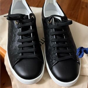 Louis Vuitton Black and White Women's Sneakers